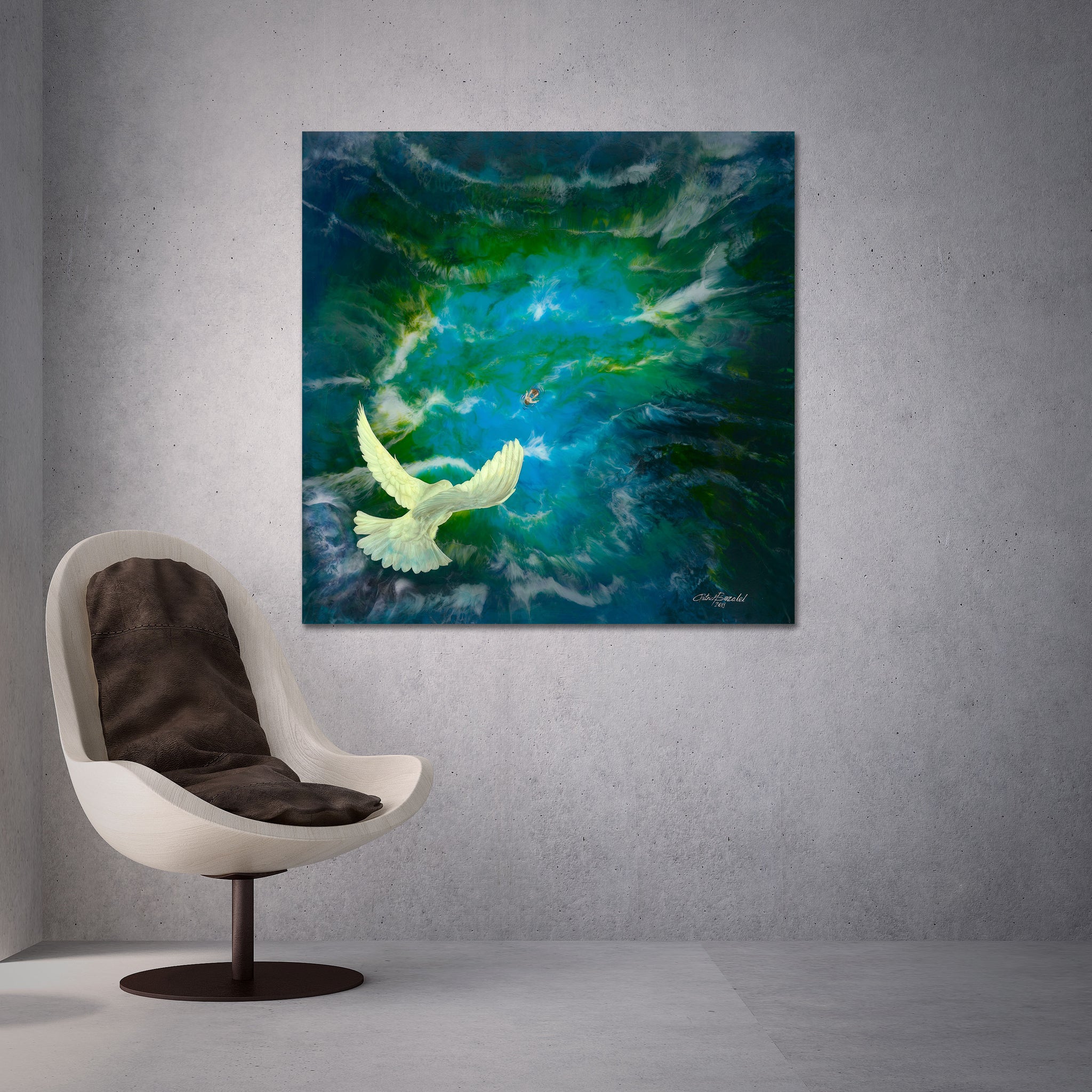 Beloved (Love Of God) - Original Resin 100cm x 100cm