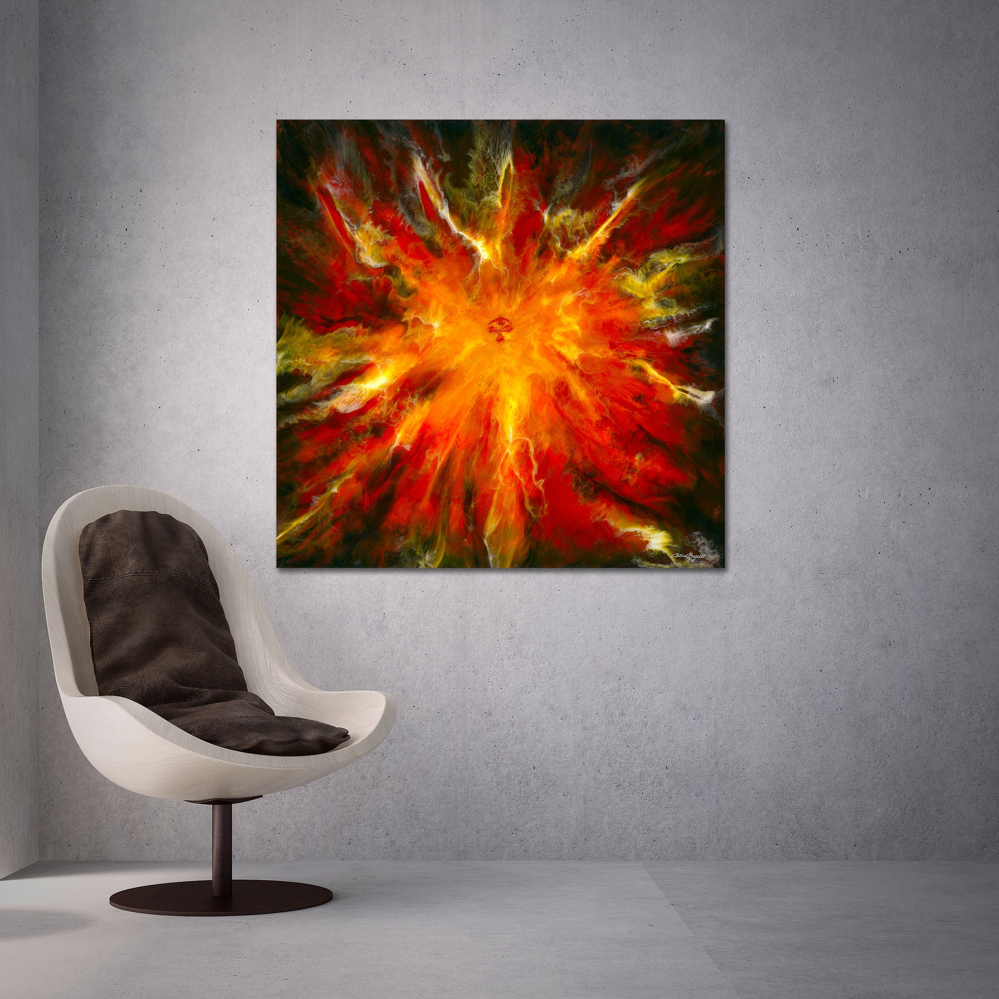 Deliverance (Power Of God) - Metal Print 100cm x 100cm (Edition limited to 20)