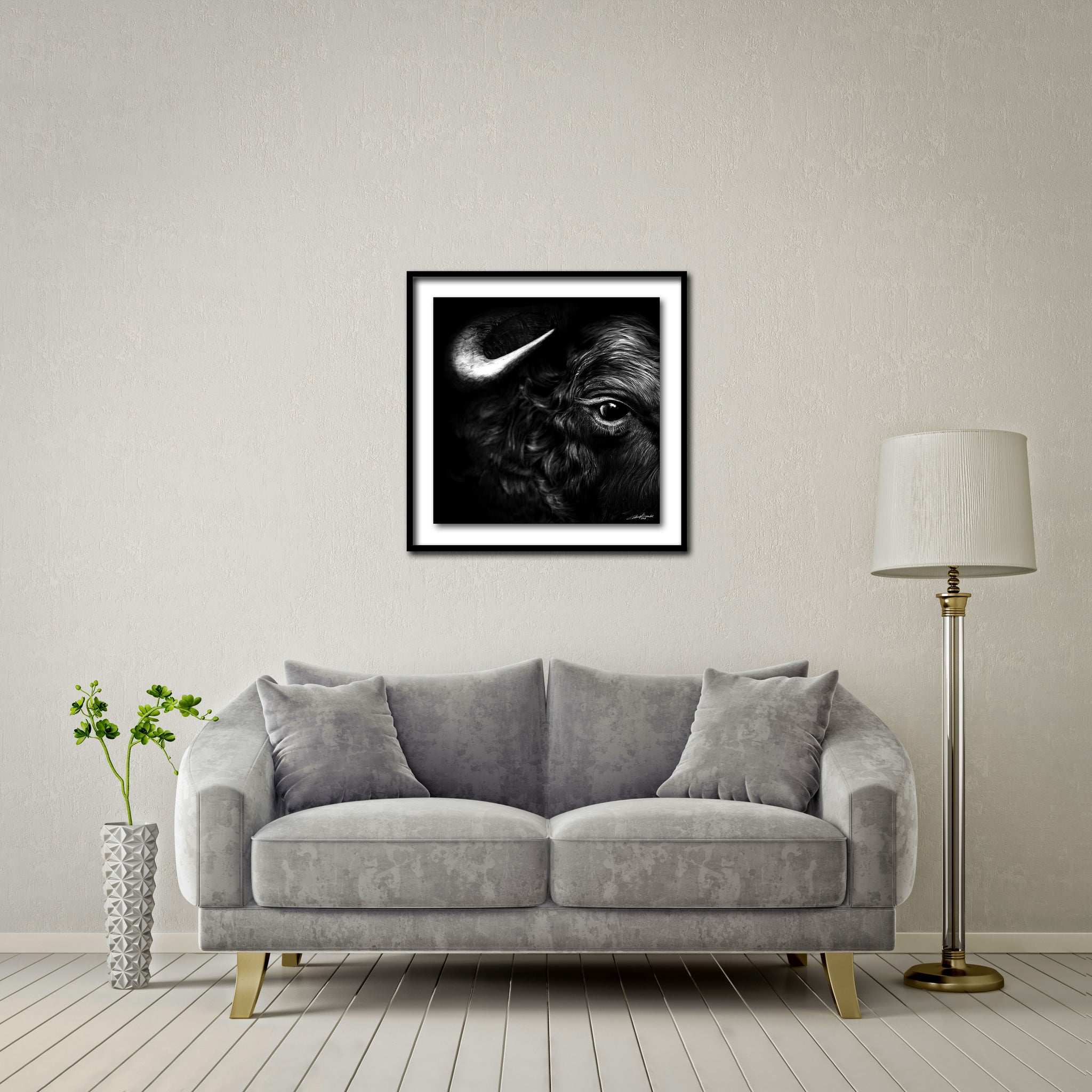 Yoke Standard - Artist Print with Frame (Print Size:60cm x 60cm; Framed Size 74cm x 74cm)