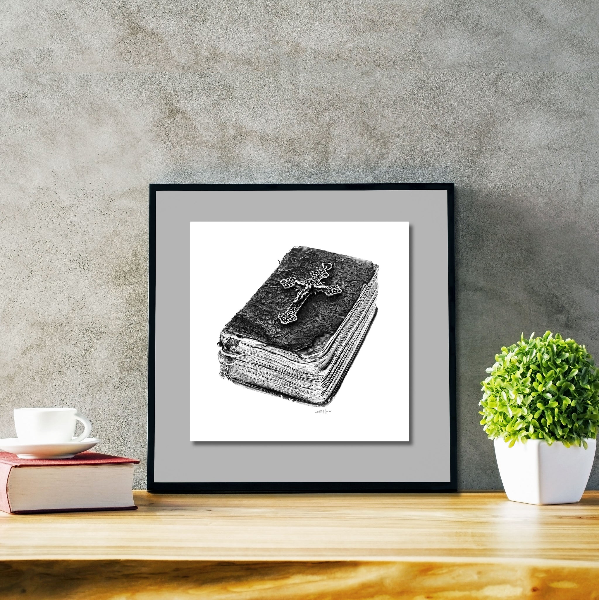 Word of Life Classic - Artist Print with Frame (Print Size:30cm x 30cm; Framed Size 44cm x 44cm)