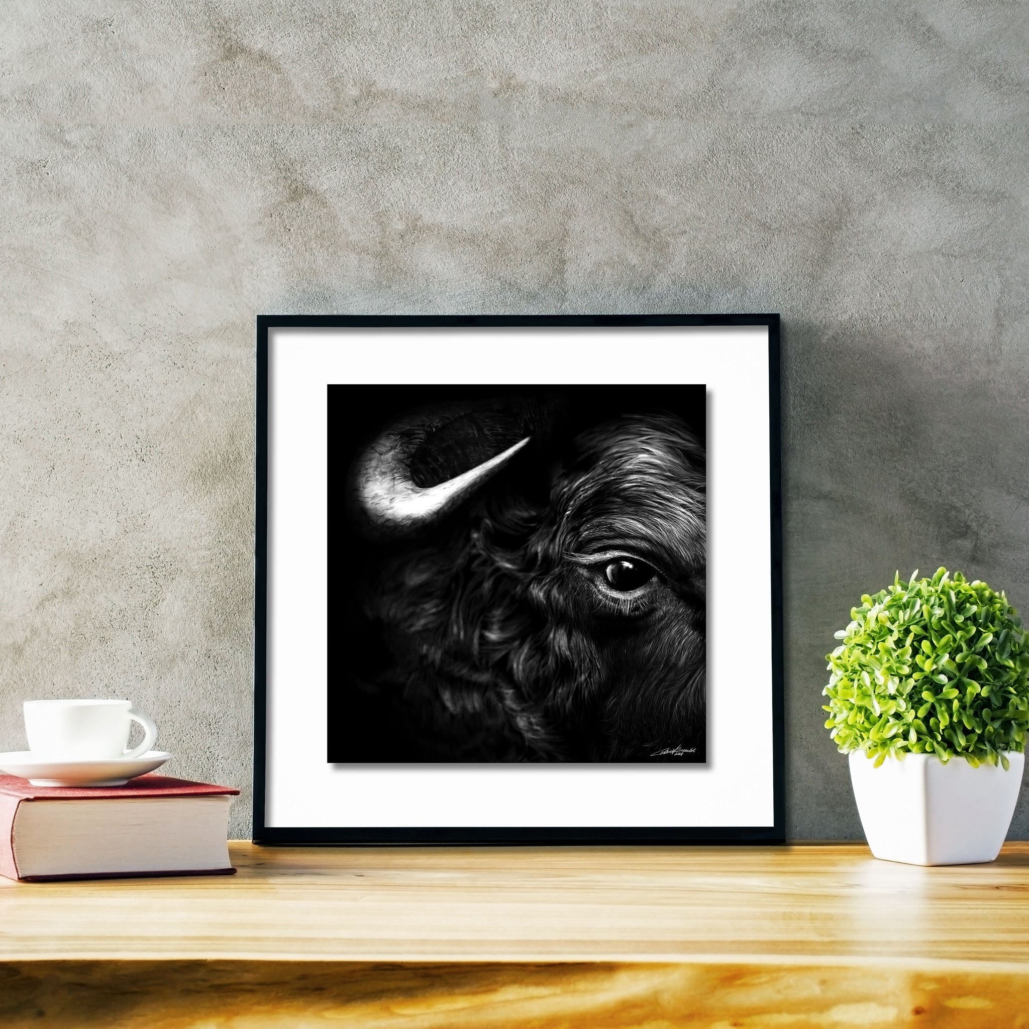 Yoke Classic - Artist Print with Frame (Print Size:30cm x 30cm; Framed Size 44cm x 44cm)