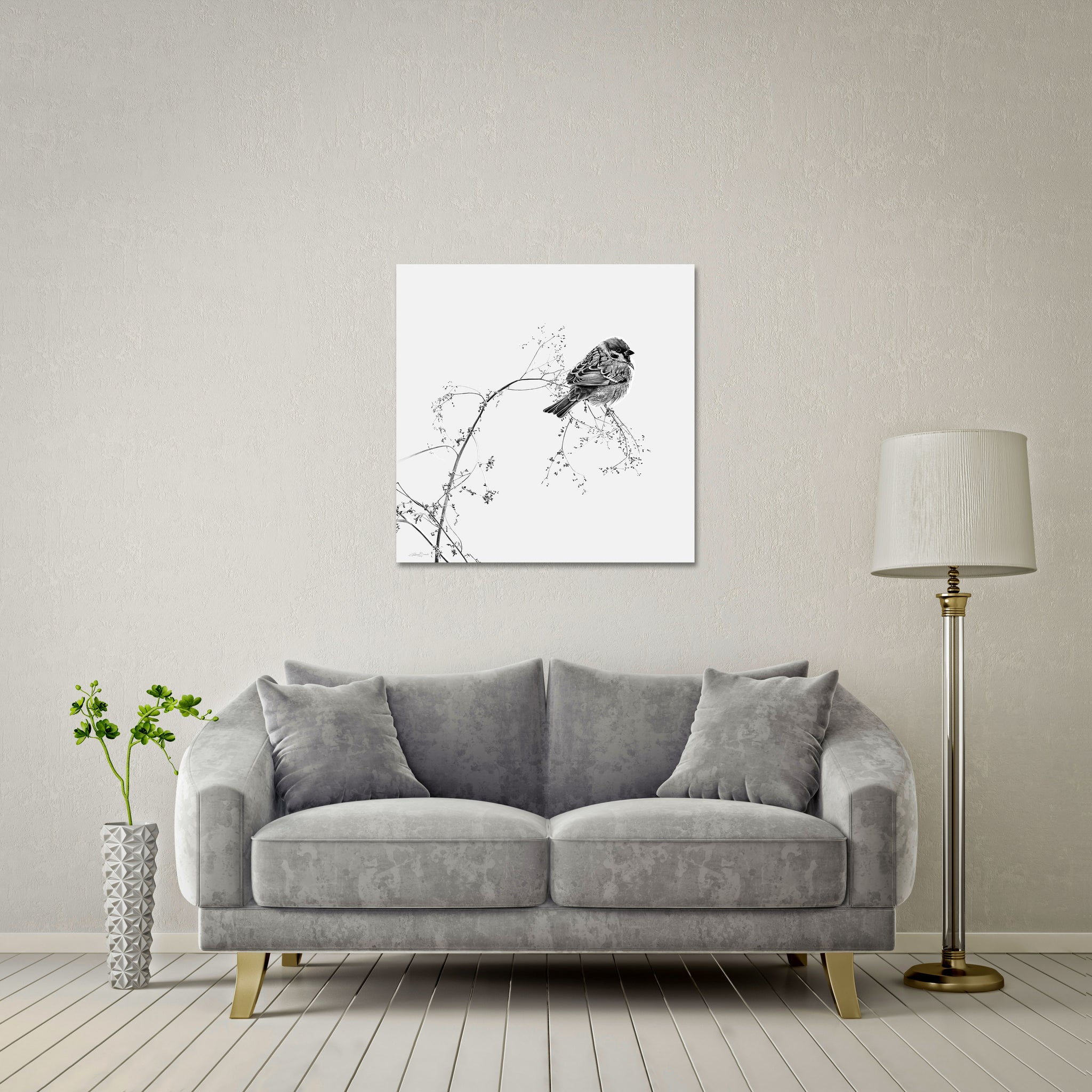 Do Not Worry About Tomorrow Large Format - DIASEC Print 80cm x 80cm