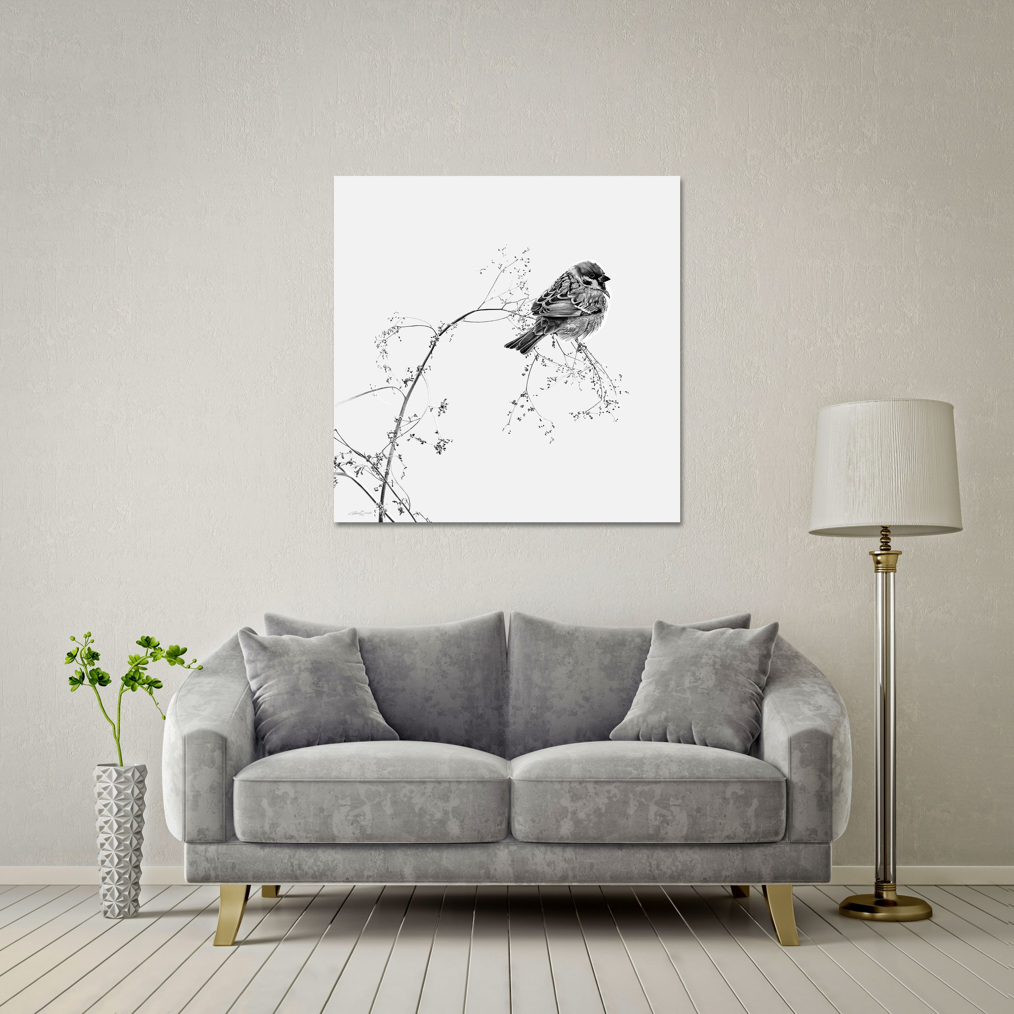 Do Not Worry About Tomorrow Giant Format - DIASEC Print 100cm x 100cm