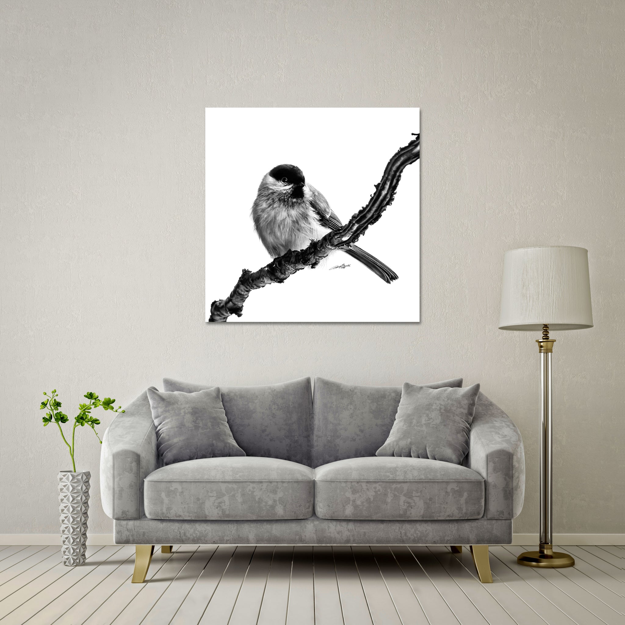 Birds Of The Air Giant Format - DIASEC Print 100cm x 100cm