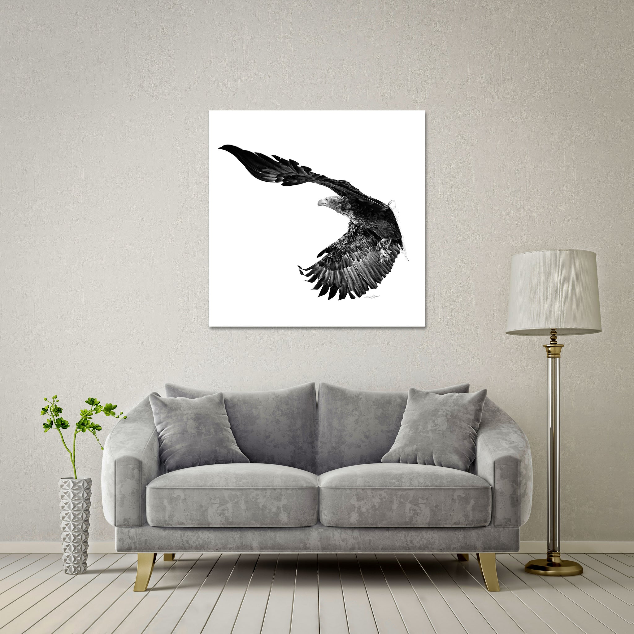 The Overcomer Giant Format - DIASEC Print 100cm x 100cm