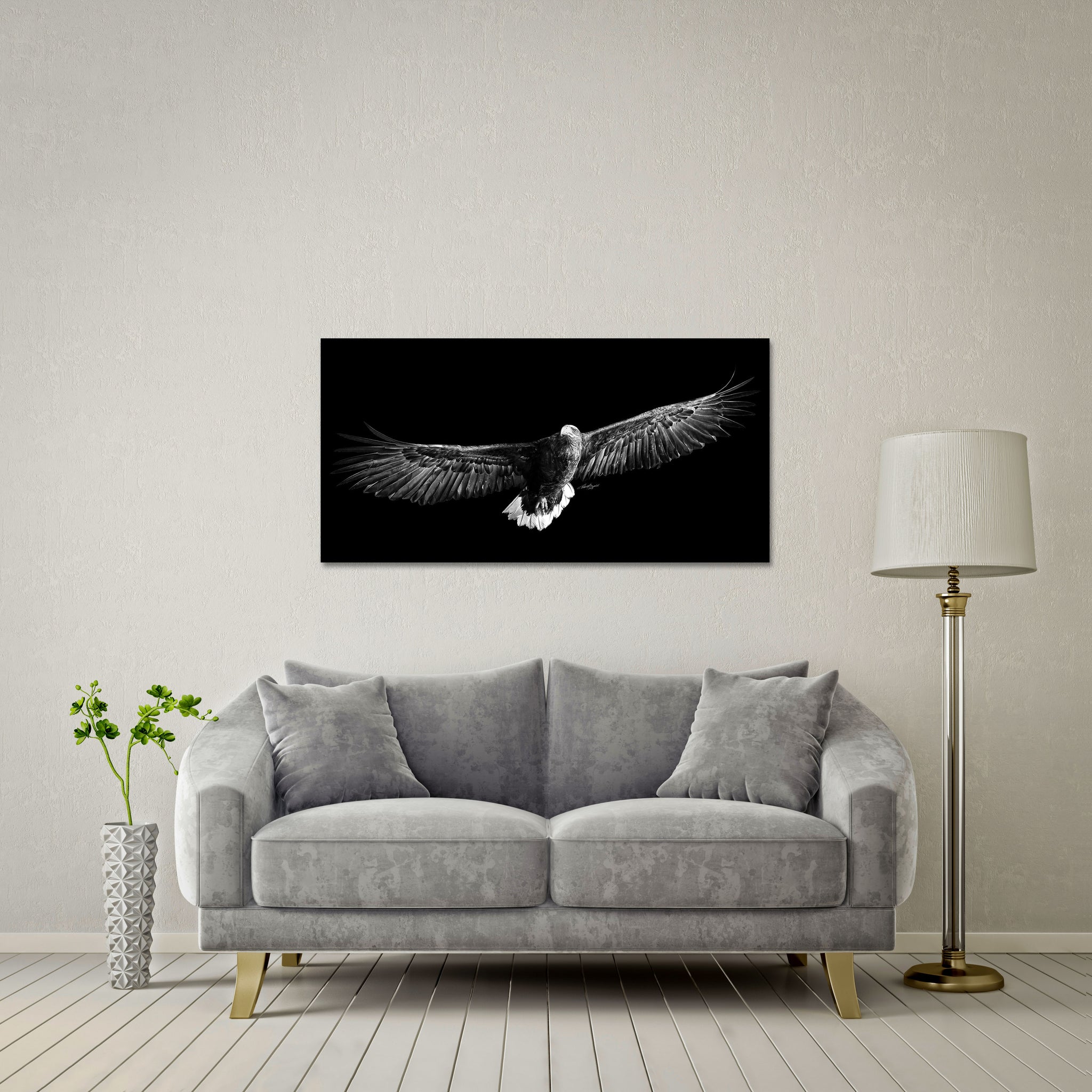 On Eagles' Wings Large Format - DIASEC Print 120cm x 60cm