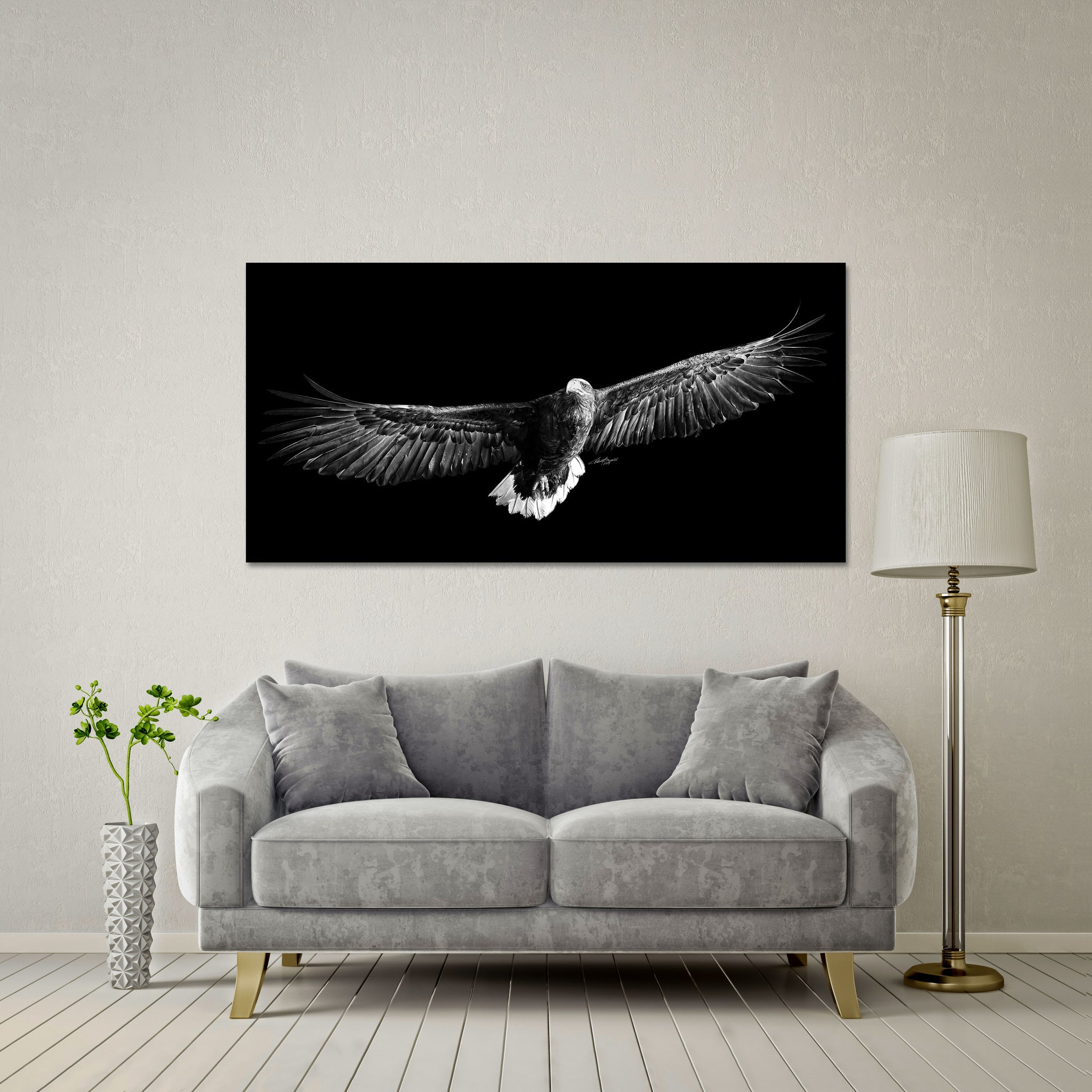 On Eagles' Wings Giant Format - DIASEC Print 160cm x 80cm