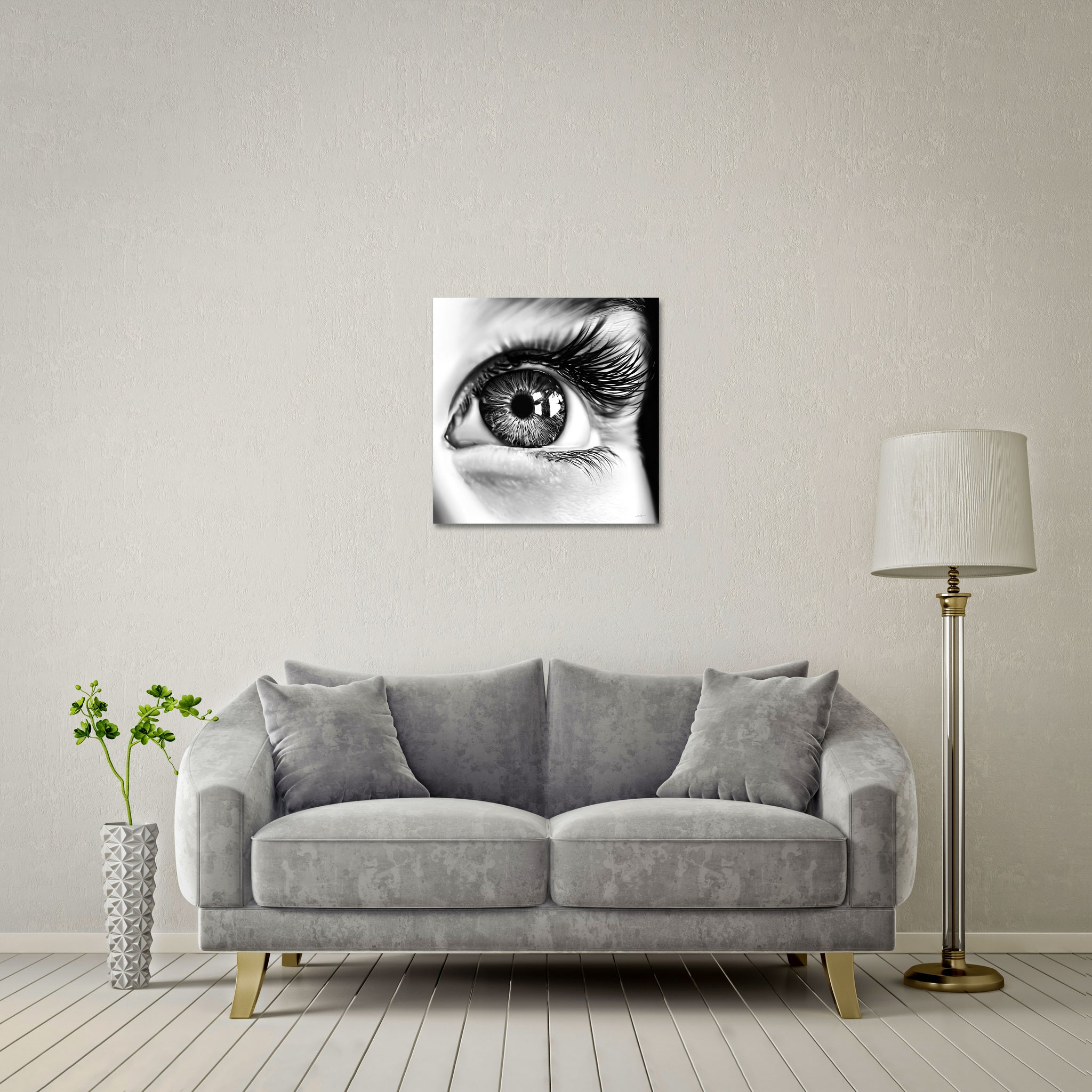 Behold the Cross Standard - DIASEC Print 60cm x 60cm