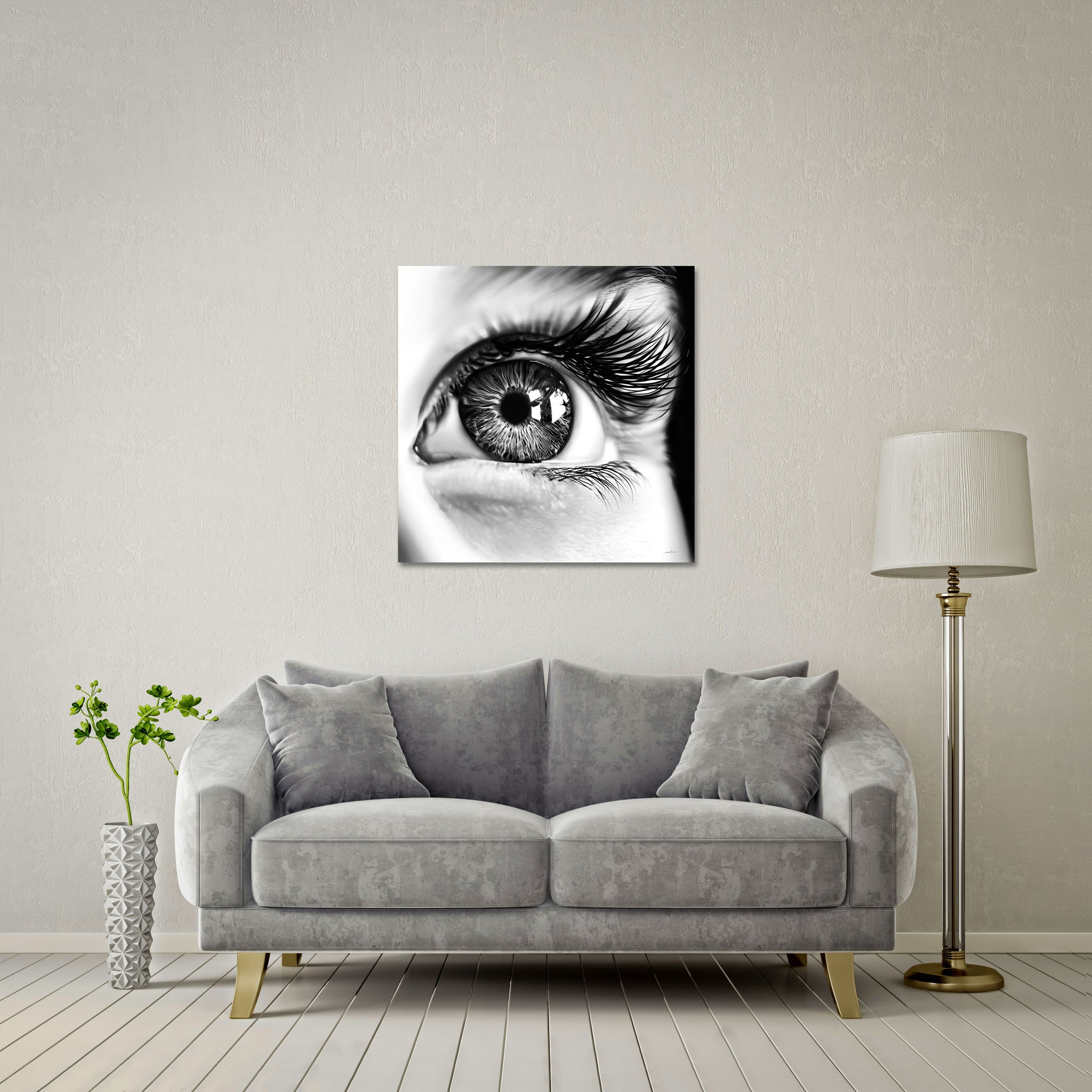 Behold the Cross Large - DIASEC Print 80cm x 80cm