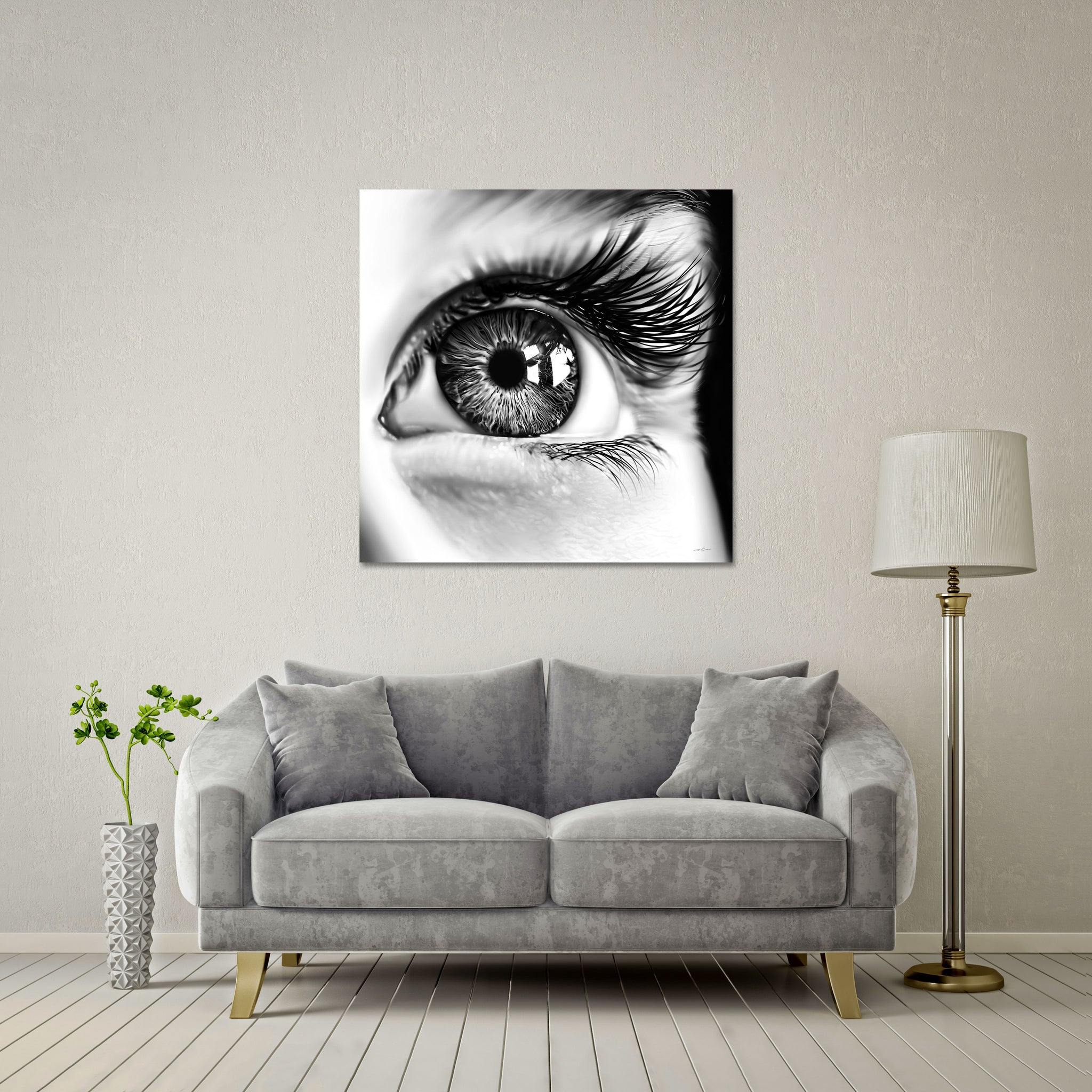 Behold the Cross Giant Format - DIASEC Print 100cm x 100cm