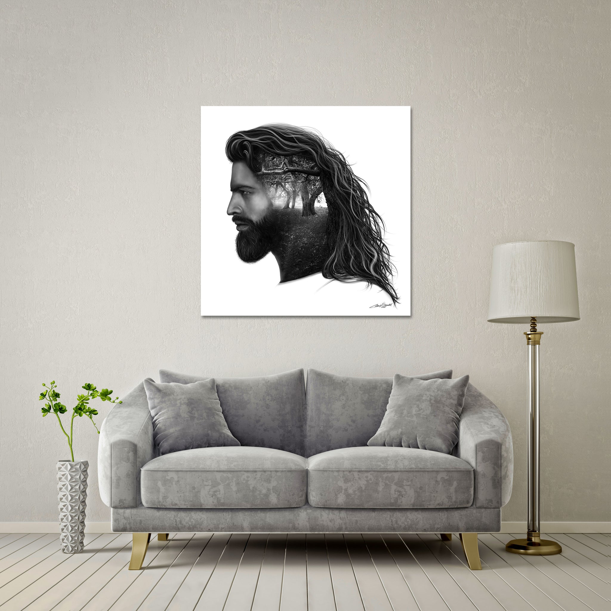 Gethsemane Giant Format - DIASEC Print 100cm x 100cm