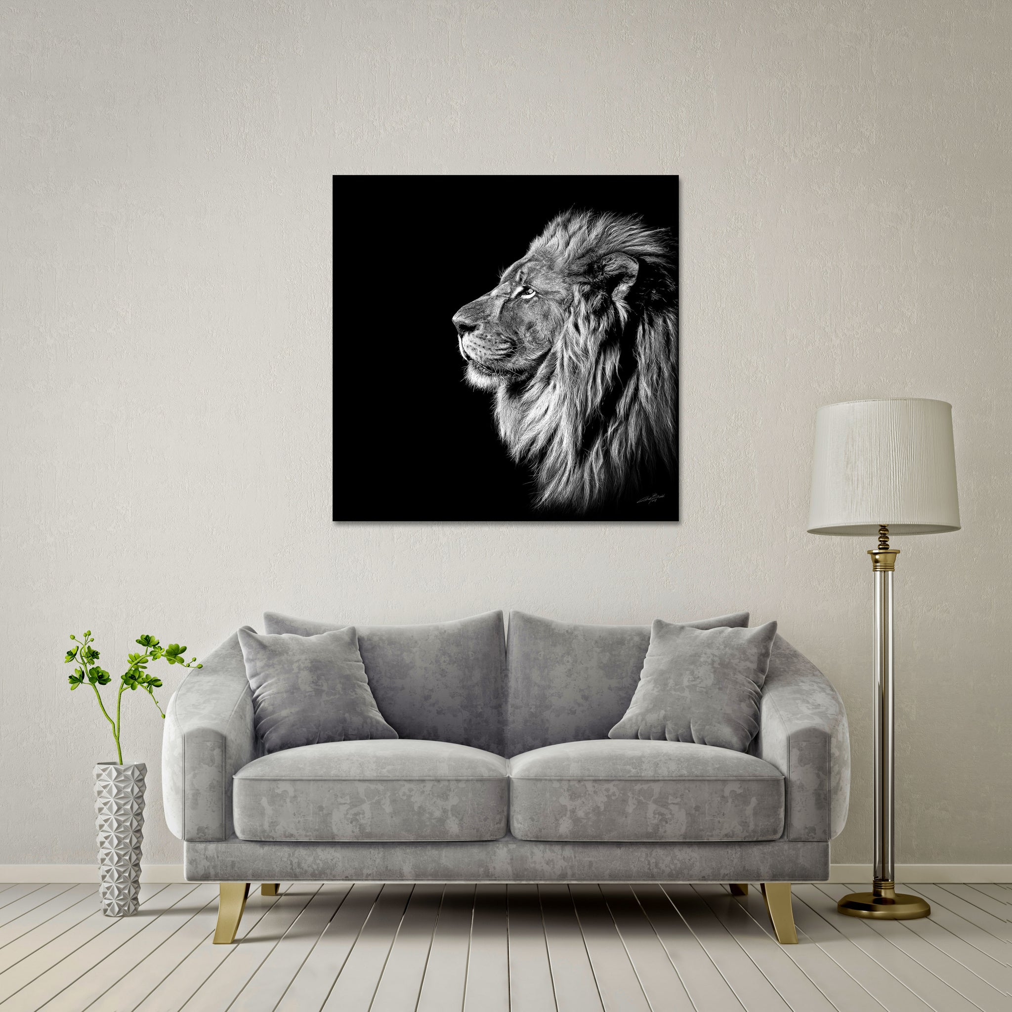 King Of Kings Giant Format - DIASEC Print 100cm x 100cm