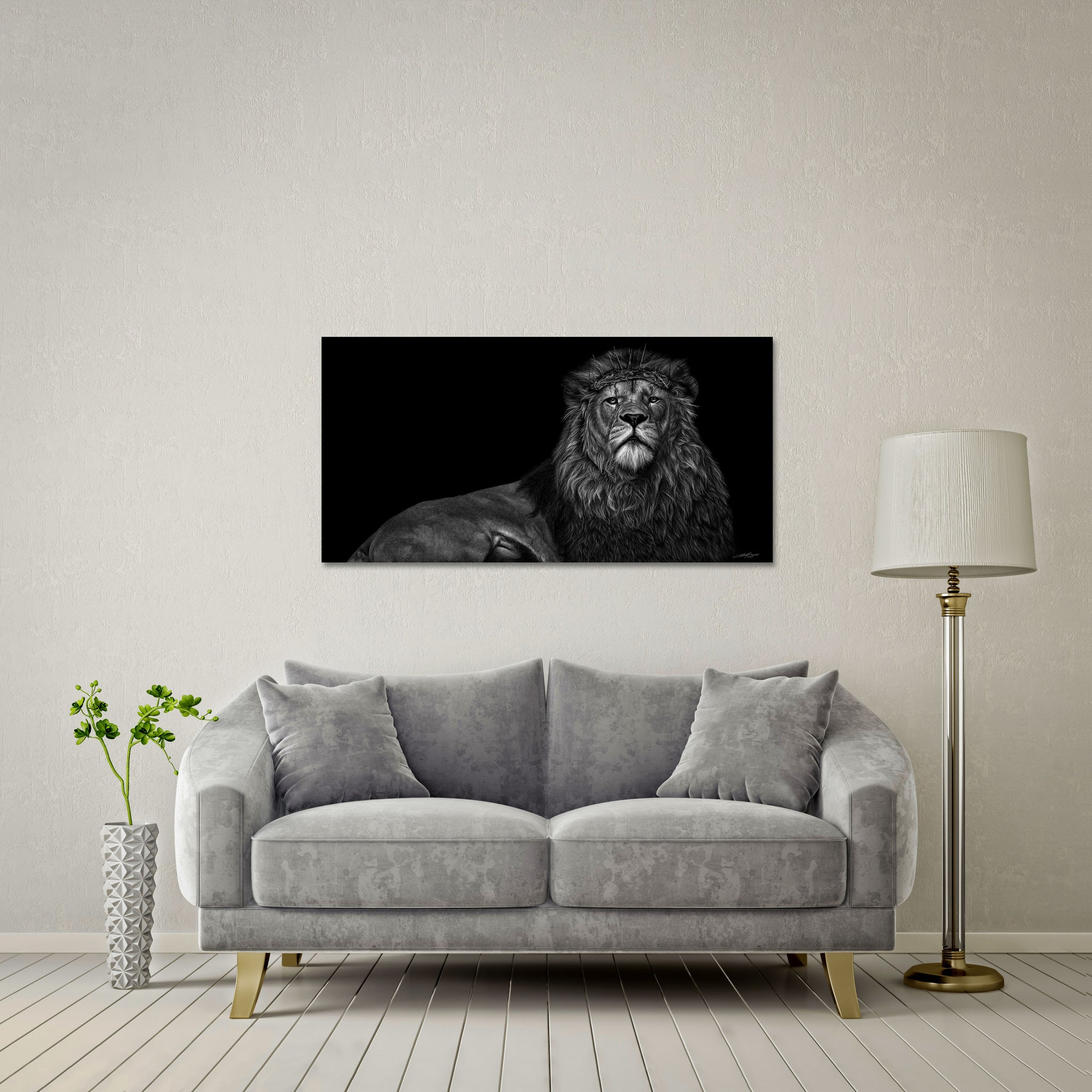 Behold the King Large Format - DIASEC Print 120cm x 60cm
