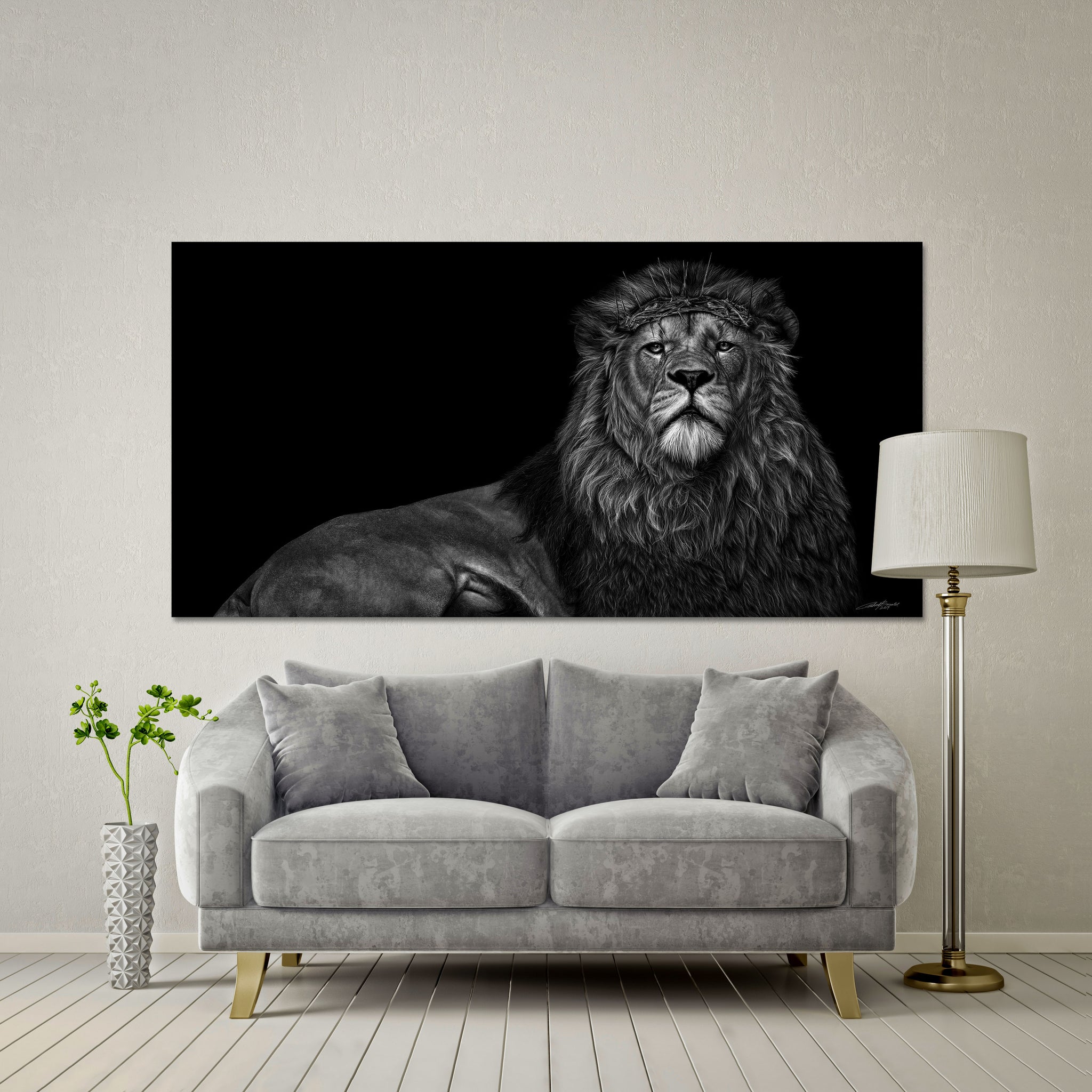 Behold the King Collectors Format - DIASEC Print 200cm x 100cm