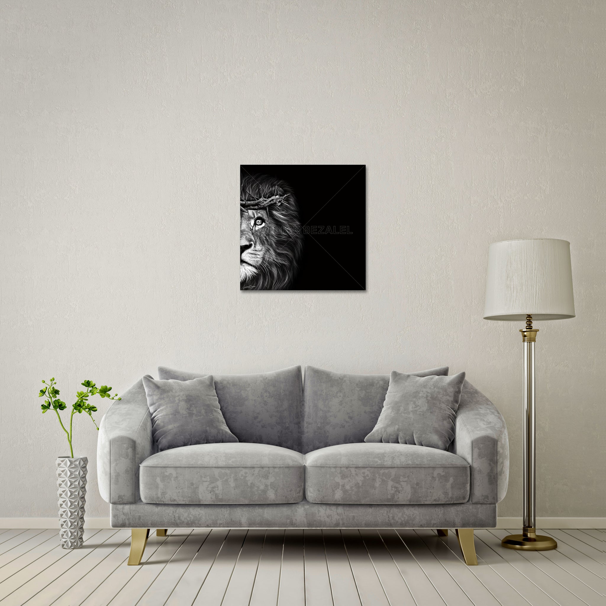 Crown Of Thorns - Lion Standard - DIASEC Print 60cm x 60cm
