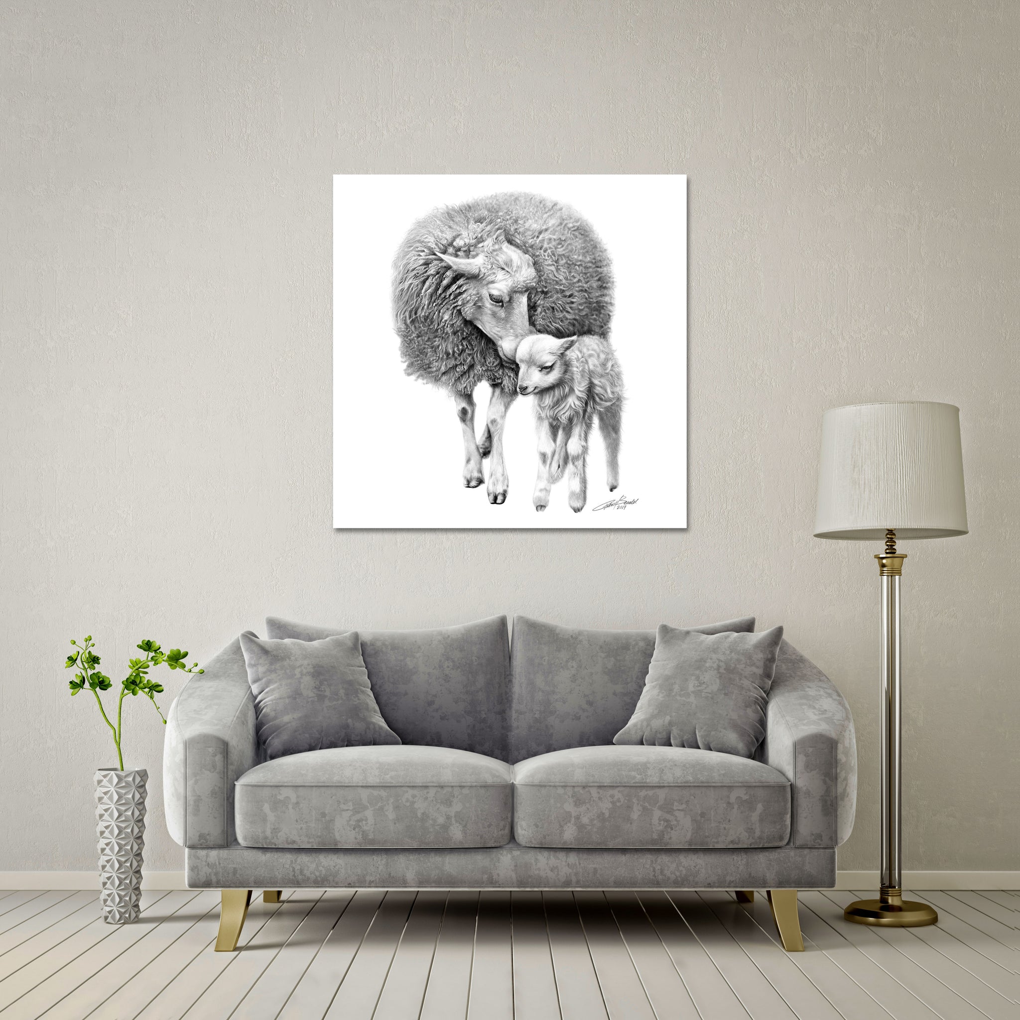 Love Giant Format - DIASEC Print 100cm x 100cm