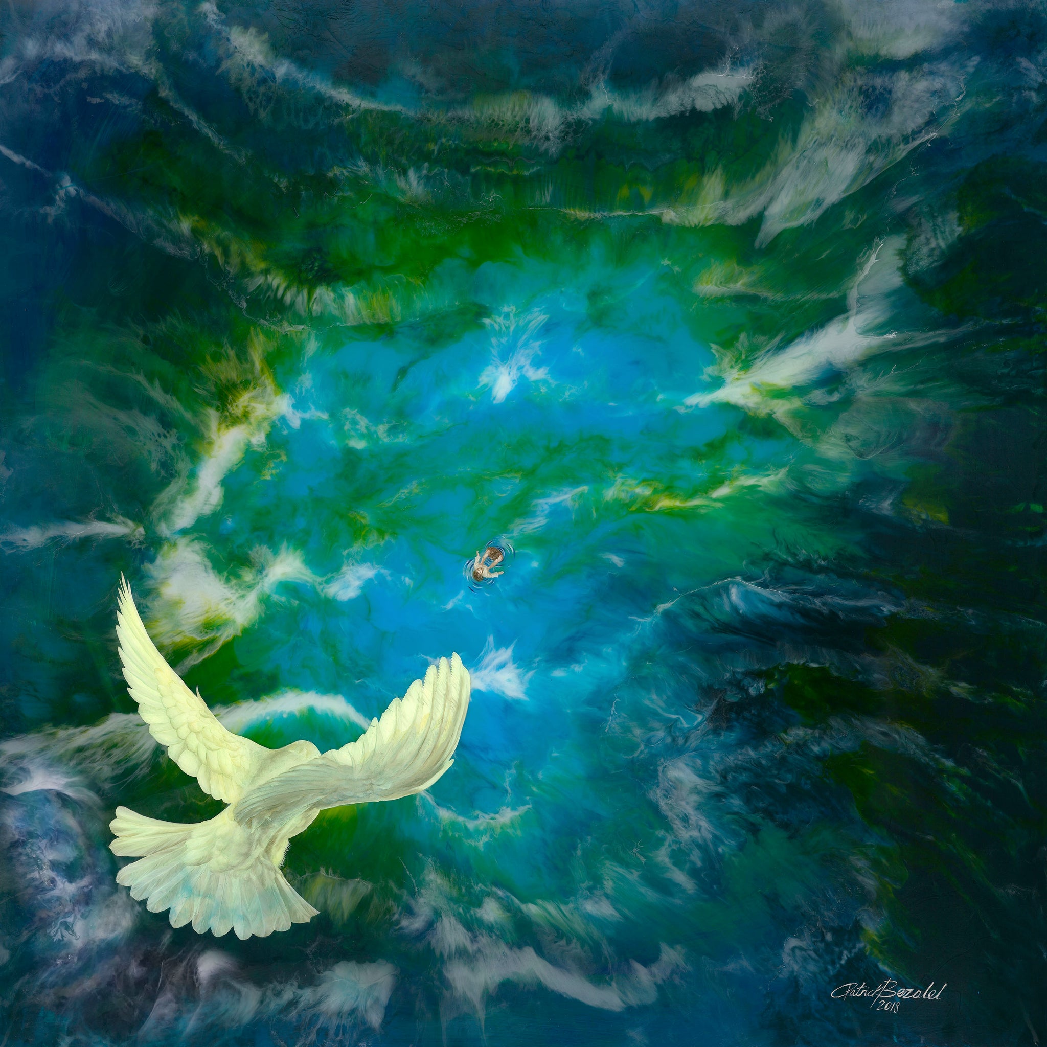 Beloved (Love Of God) - Original Resin 100cm x 100cm