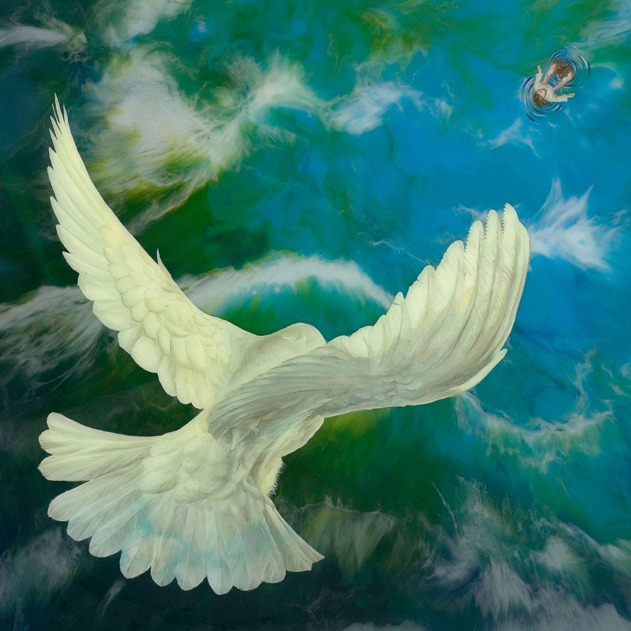 Beloved (Love Of God) - Original Resin 100cm x 100cm