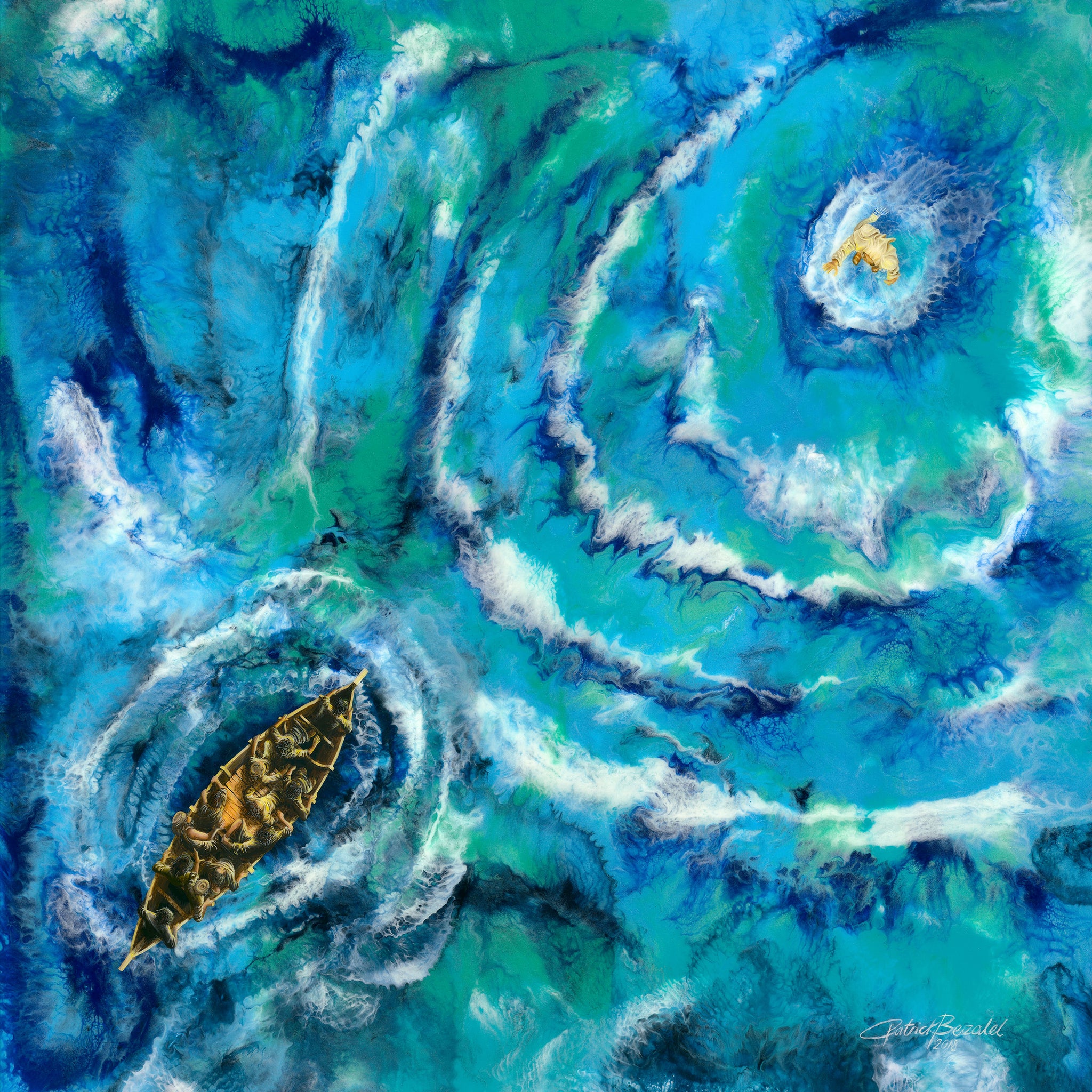 Shalom (Miracles Of God) - Metal Print 100cm x 100cm (Edition limited to 20)